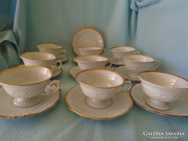 9 Personal baroque marie antoinette style coffee set gift 3 small plates