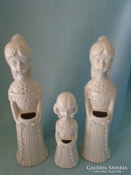 3 female figurines Scandinavian