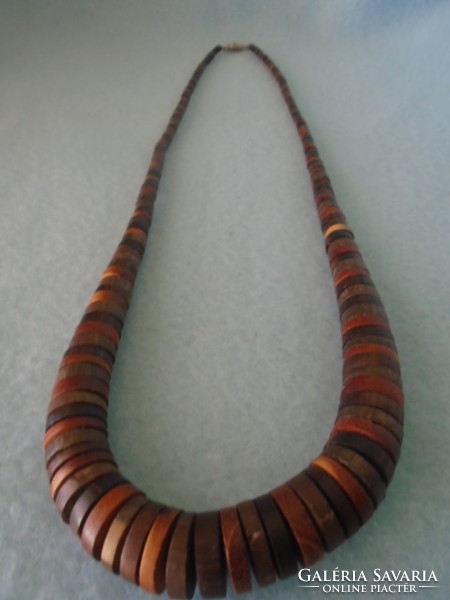 Különleges kézműves etnikumi nyaklánc nagyon egyedi ful full art deco nem használt