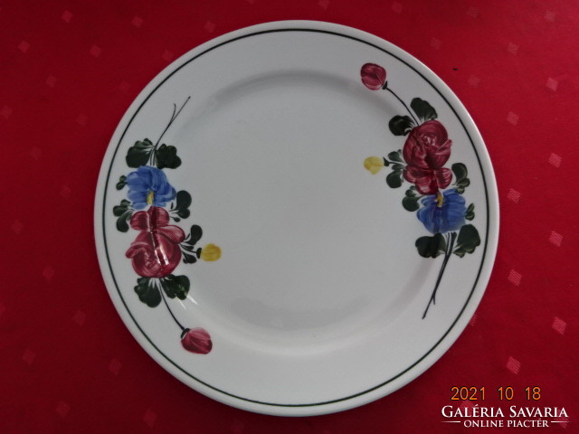 Lilien német porcelán tányér, kézzel festett, átmérője 28 cm. Vanneki!