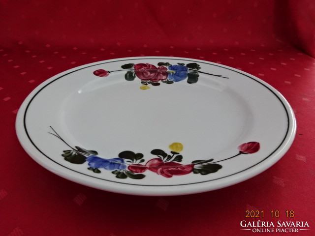 Lilien német porcelán tányér, kézzel festett, átmérője 28 cm. Vanneki!