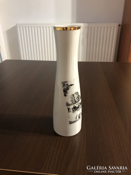 German scene vase