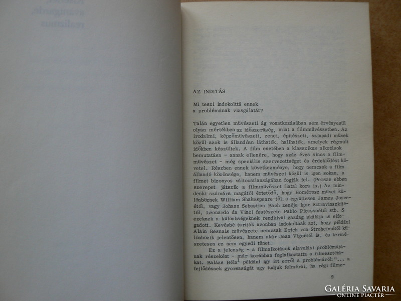 A FILMMŰVÉSZETI AVANTGARDE TÖRTÉNETE, NEMES KÁROLY 1973, KÖNYV JÓ ÁLLAPOTBAN, RITKA!