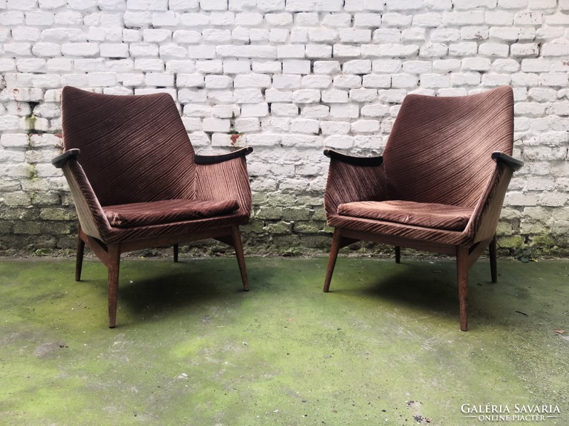 60's Hungarian retro armchair 3 pcs # 020