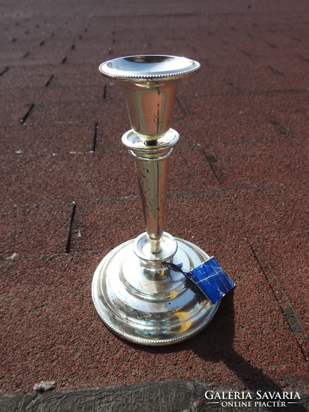 Marked silver-plated table candlestick
