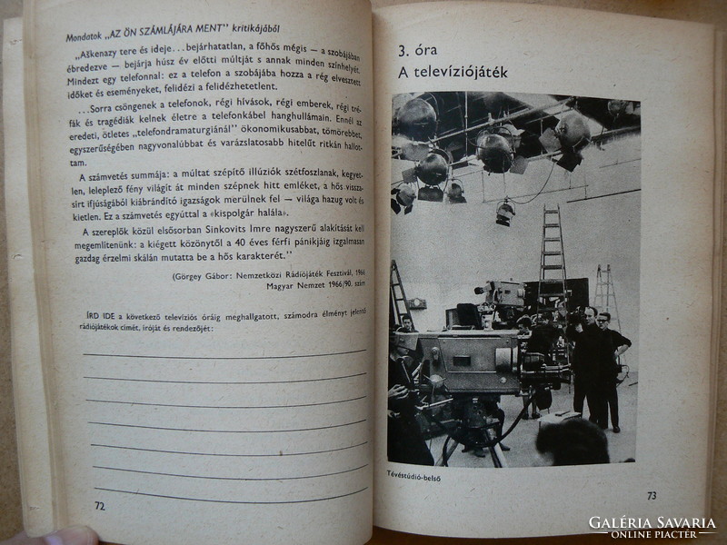 FILMESZTÉTIKA, KÖZÉPISKOLAI KÍSÉRLETI TANKÖNYV I.-II.-III.-IV. O. 1966-68., KÖNYV JÓ ÁLLAPOTBAN