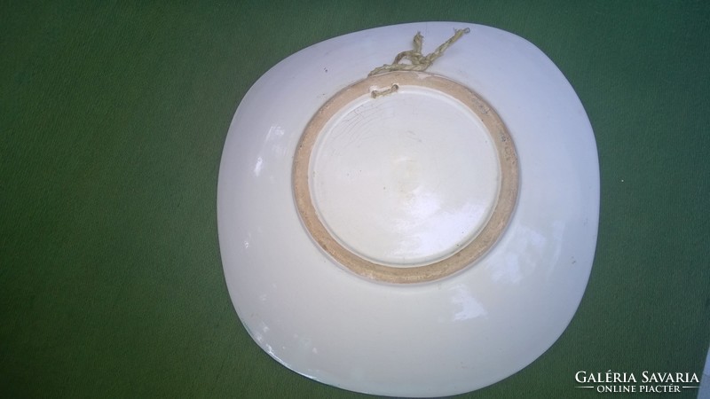 Retro handicraft ceramic bowl-serving-wall bowl 24x23 cm