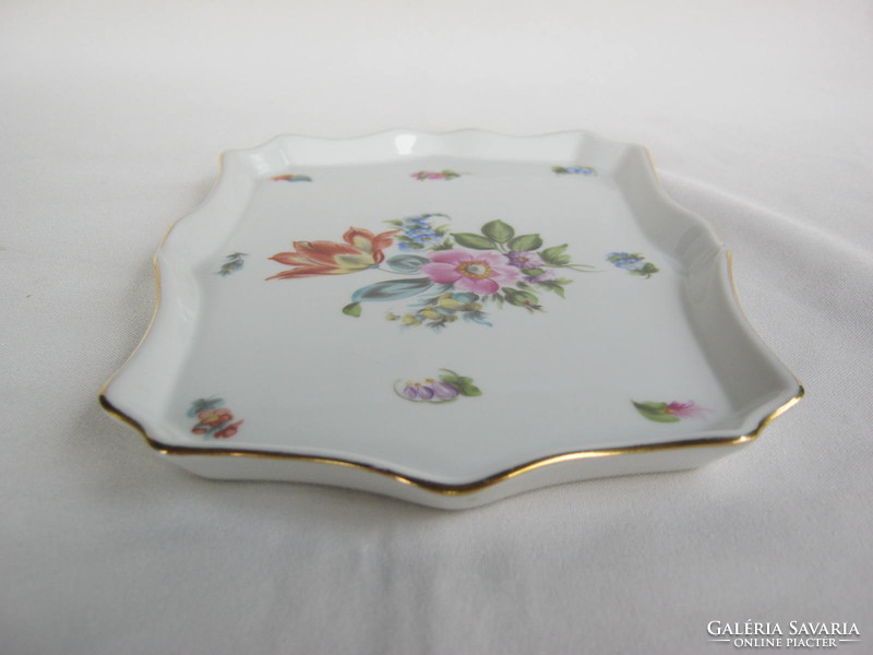 Retro ... Herend porcelain tulip serving tray