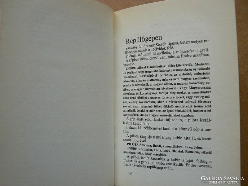 Vitam et sanguinem (film novel), Gyula Hernádi, Miklós Jancsó 1978, book in good condition