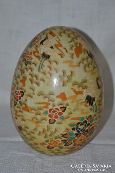 Nagyméretű Terebess porcelán tojás  ( DBZ 0051 )
