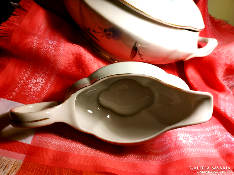 Offering antique porcelain sauce