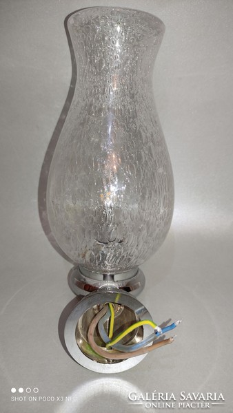 Murales modèle onion en verre de murano de keuco wall lamp with bubble glass shade