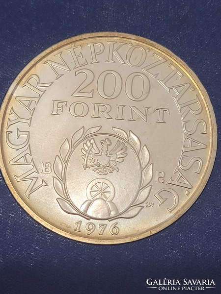 1976. 200 Ft Ag "II. Rákóczi Ferenc" pénzérem
