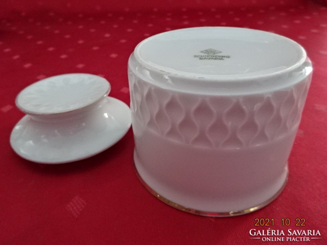 Schirnding bavaria quality porcelain sugar bowl, height 8.5 cm. He has!