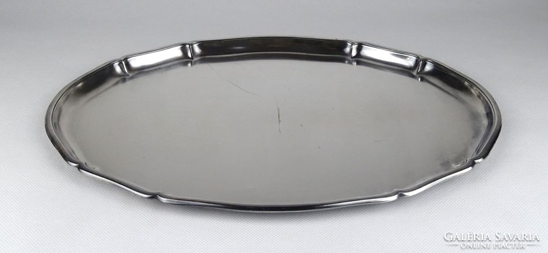 1G298 silver-plated metal serving tray 23 x 32 cm