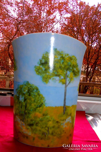 Hummel-goebel limited-numbered vase paul cezanne (24 cm) impressionist