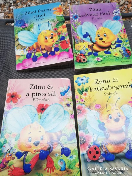 Tanulj Zümivel-gyerek képeskönyvek -Kiadói táskában-4 db