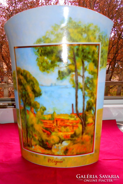 HUMMEL-GOEBEL limitált-sorszámozott váza Paul  Cezanne (24 cm) impressziónista