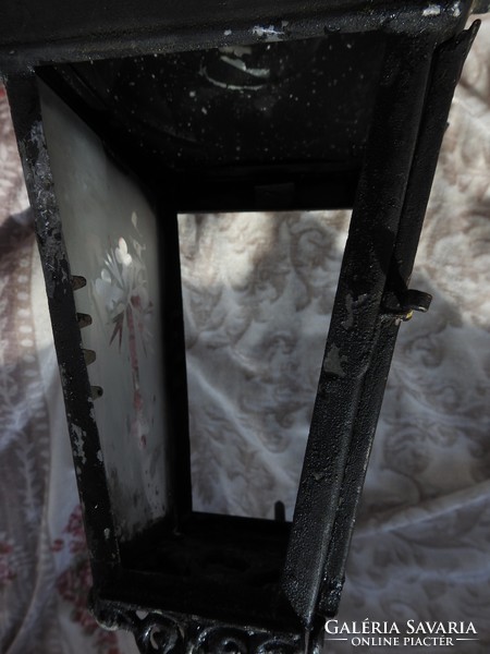 Antique cemetery dead carriage lantern