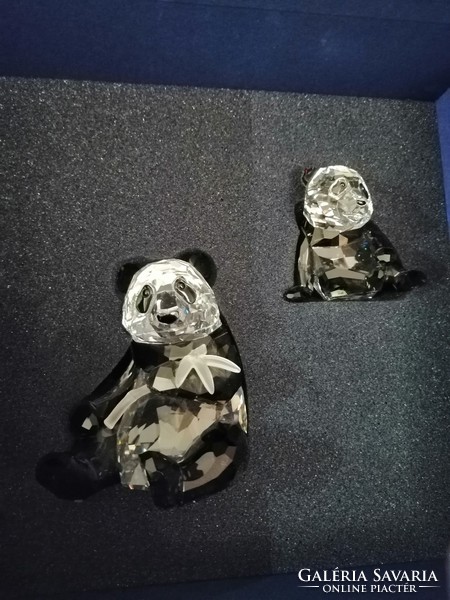 Swarovski crystal 3 pandas