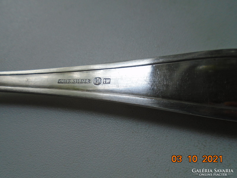 Gowe / wellner silber 90 marked 45 silver plated fork