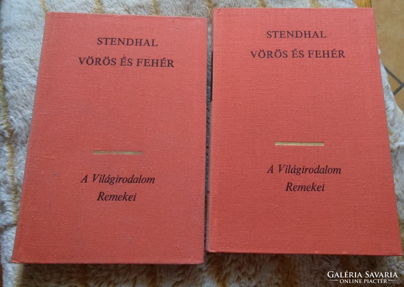 Stendhal: red and white, masterpieces of world literature, negotiable!