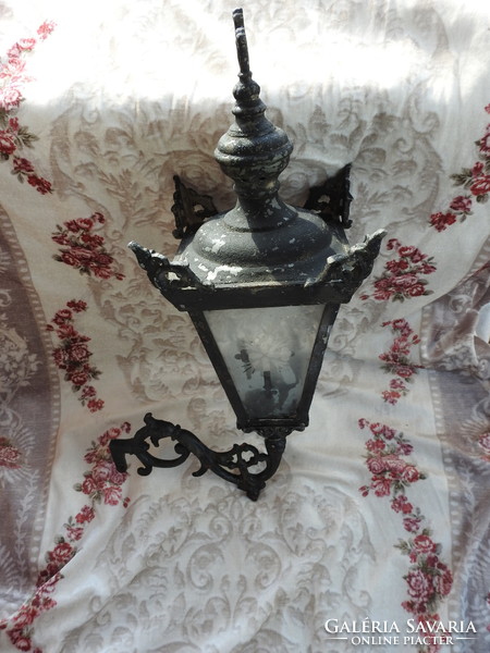 Antique cemetery dead carriage lantern