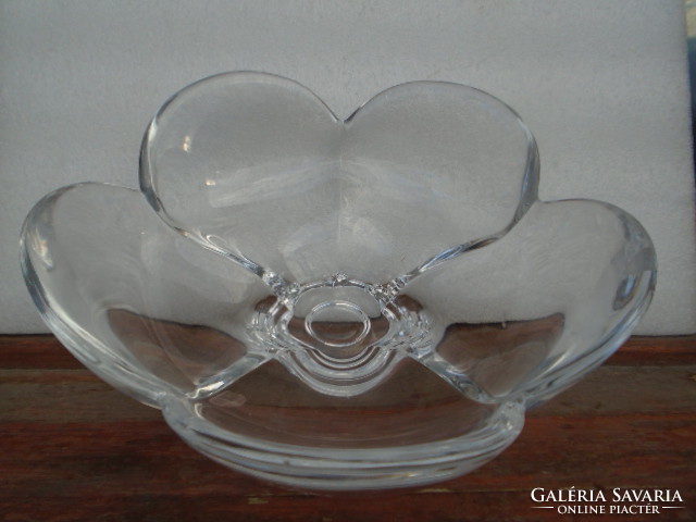 Special crystal Scandinavian glass serving / centerpiece