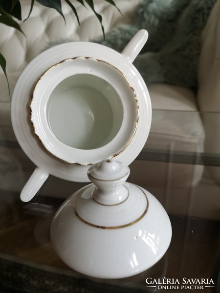 Bavaria, German fine porcelain, sugar bowl, bonbonier 17 x 13 cm