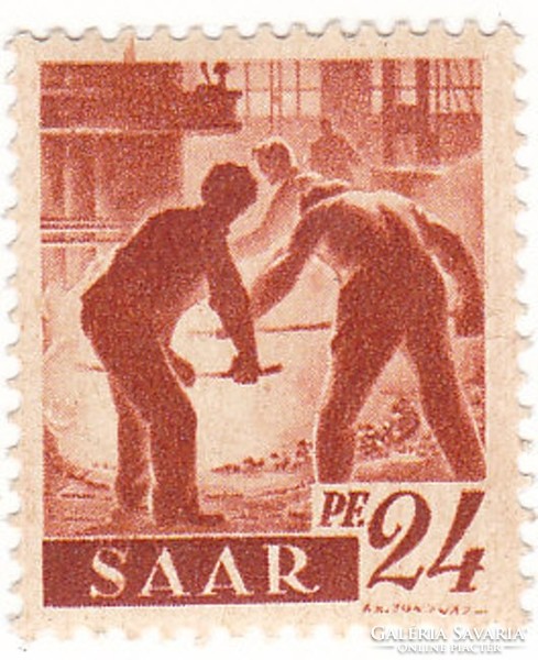 Németország Saarland forgalmi bélyeg 1947