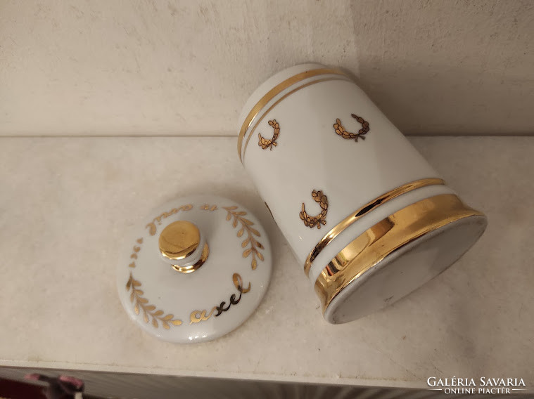 Antik patika dekoráció gyógyszertár porcelán patika tégely gyógyszer orvosi eszköz 244