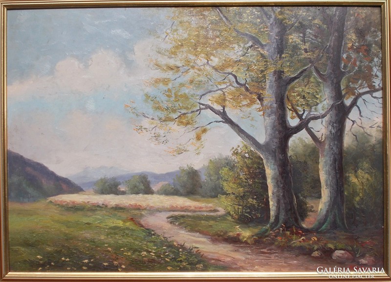 Decorative large landscape oil painting