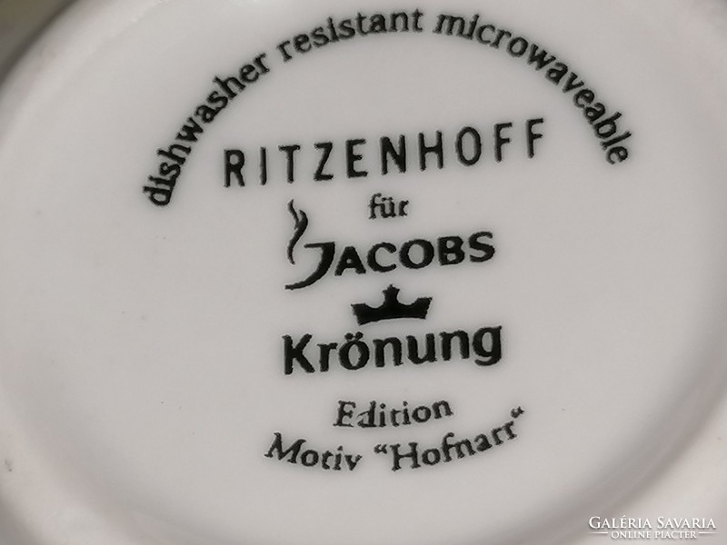Jacobs Ritzenhoff gyűjtői kiadású kávés szett, kávés készlet