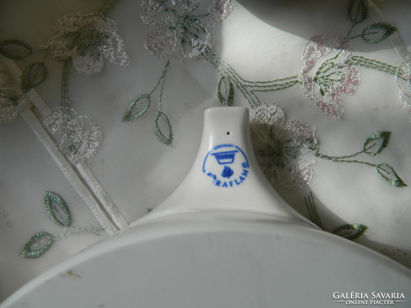 Thomas Rosenthal Ceraflam porcelán sütő tál, lábas, kék fehér