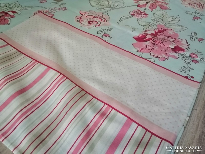 2 vintage floral, striped, polka dot pillowcases
