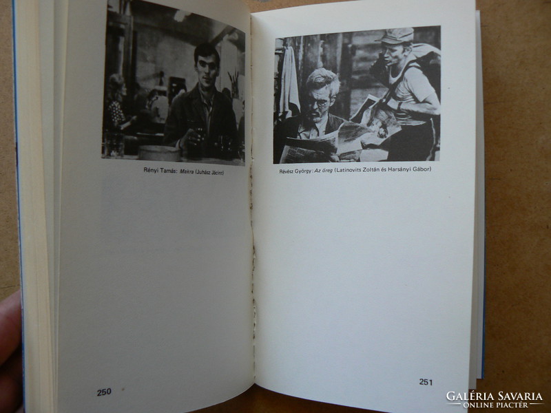 Cinema of Hungarian films, andrás saddle 1980, propaganda book in good condition