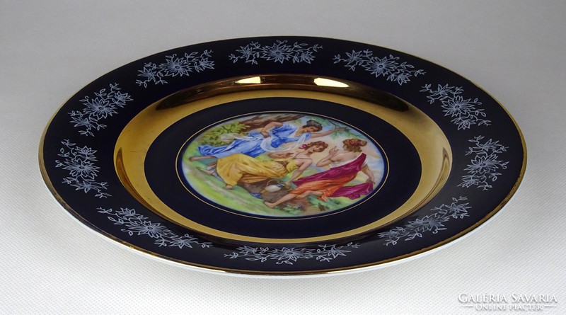 1G351 Carlsbad epiag porcelain decorative plate with three grace decorations 25 cm