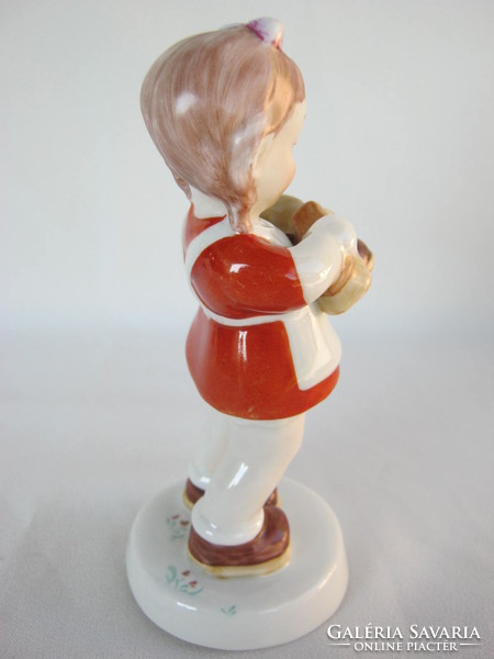 Retro ... Royal dux porcelain little girl