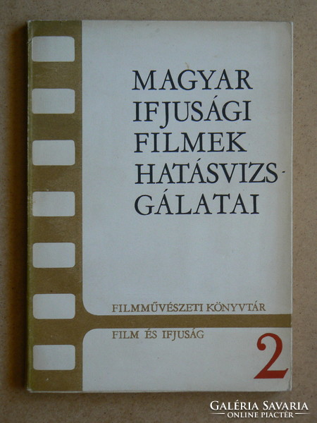 Impact assessments of Hungarian youth films 1962, book in good condition, (300 copies) rarity !!!