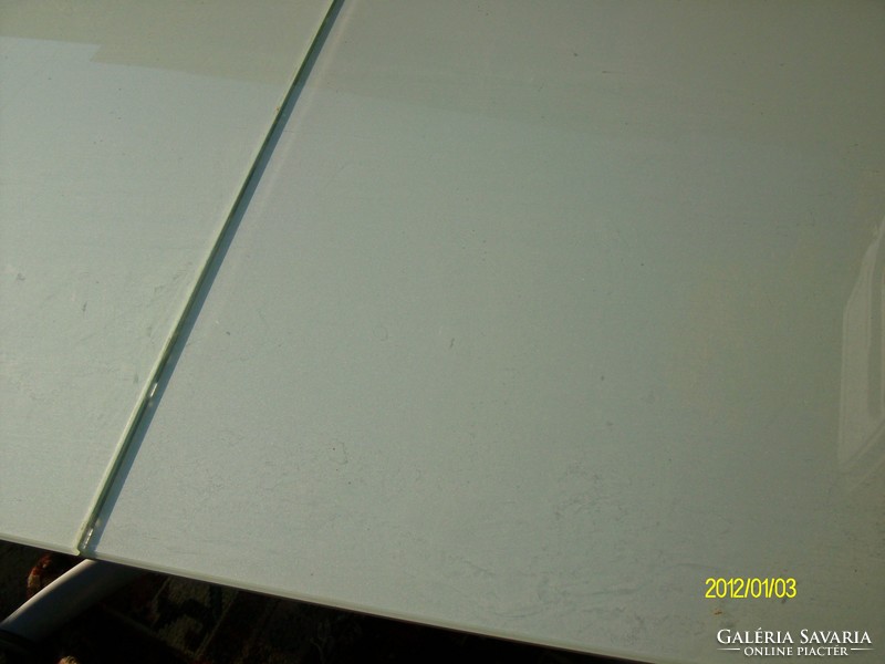 Üvegasztal-edzett üveg 125x80cm asztallap