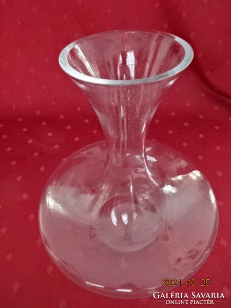 Gromorgon üveg dekanter, extra öblös, magassága 25 cm. Vanneki! Jókai.