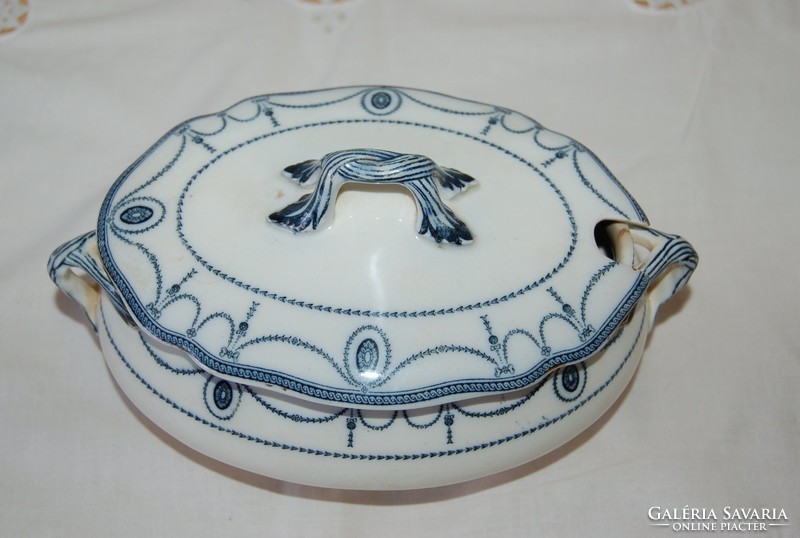 Royal doulton countess oval sauce bowl with lid 1902-1922