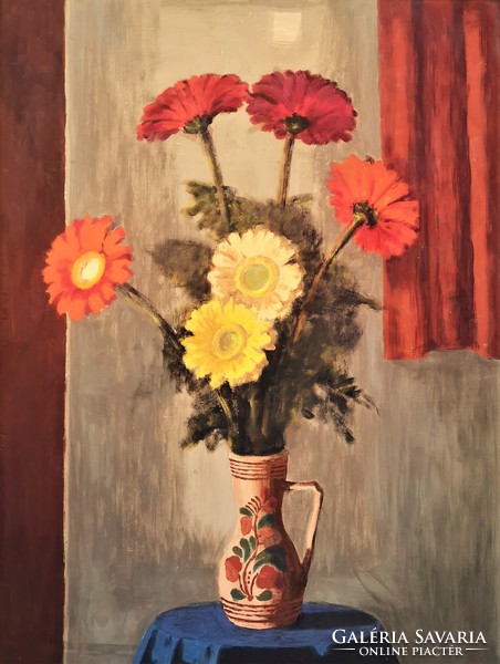 Ferenc Schey (1925-1997) still life c. His painting with original guarantee !!!