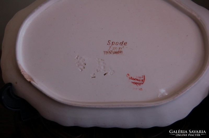 Antique spode beatrice patterned bowl c. 1892