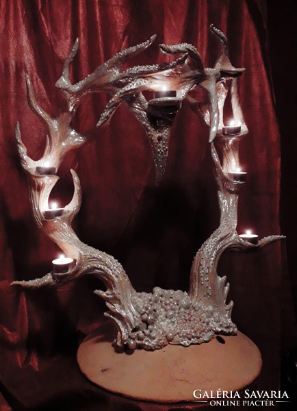 Oberon crown - unique home altar made of ceramic