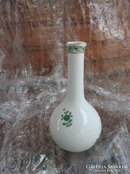 First - class Herend vase with circular stamp with Aponyi pattern - flower vase
