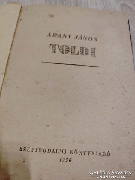 Arany János: Toldi   1956  !!!  Szépirodalmi kiadó
