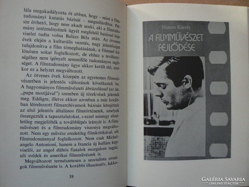 Hungarian Institute of Film Studies and film archive (1957-82, György szabó 1982, book in good condition, rare