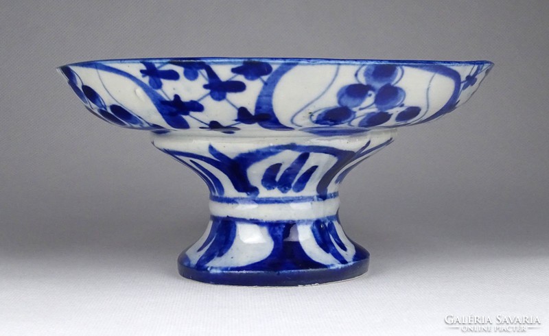 1G363 Régi kisméretű kék-fehér kínai porcelán kínáló tál