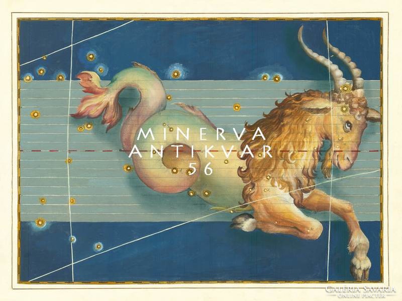 Capricornus buck constellation constellation horoscope sign zodiac reprint j.Bayer uranometry 1625